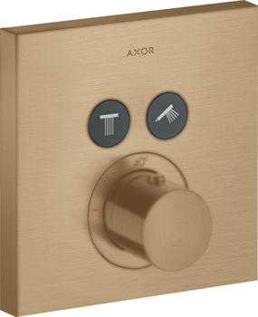 Axor ShowerSelect Square Thermostat Unterputz Brushed Bronze (36715140)