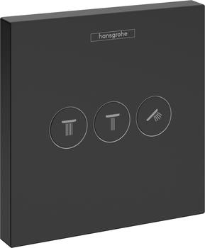 Hansgrohe ShowerSelect Unterputz-Ventil 3 Verbraucher mattschwarz (15764670)