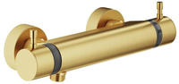 Mariner Thermostat-Brausearmatur Aufputz rund gold gebürstet (TER1001-OB)