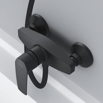 AM.PM Gem Einhand-Brausebatterie mattschwarz (FGA20022)
