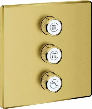 GROHE Grohtherm SmartControl 3-fach Unterputzventil cool sunrise gebürstet (29127GN0)