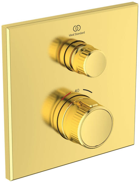 Ideal Standard CeraTherm Navigo Brausethermostat Unterputz 1 Verbraucher Eckig brushed gold (A7301A2)