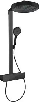 Hansgrohe Rainfinity Showerpipe 360 1jet with ShowerTablet 350 mattschwarz (26853670)