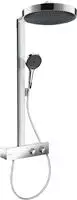 hansgrohe Rainfinity Schowerpipe 360 1jet mit ShowerTablet 350, Badarmaturen,