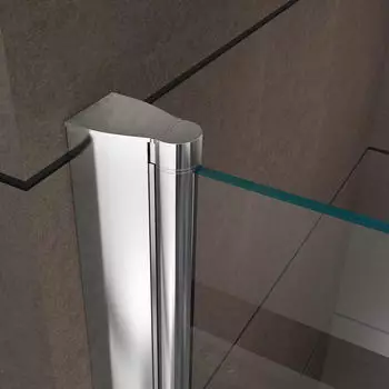 i-flair Duscht&uuml;r 80-84 x 180 cm mittelsatiniert