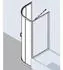 Kermi Nova 2000 R53 mit Pendeltür 90 x 90 cm