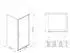 doporro Ravenna36k 90x100x195cm Duschabtrennung Sicherheitsglas Easy-Clean (ohne Duschwanne)