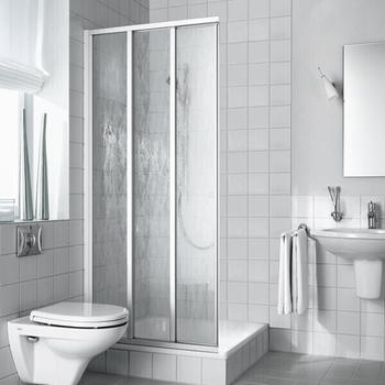 Kermi Nova 2000 Eck-Halbteil mit Festfeld 3-teilig 80x175cm Kunstglas Kerolan Fontana/weiß (N2ED30801721K) Kermi Nova 2000 Eck-Halbteil mit Festfeld 3-teilig 80x175cm Kunstglas Kerolan Fontana/weiß (N2ED30801721K)