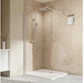 Breuer Elana 2.0 140x200cm Profil eckig Klarglas chrom Breuer Elana 2.0 140x200cm Profil eckig Klarglas chrom