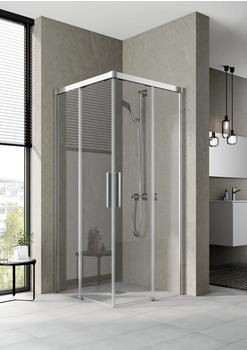 Kermi Nica 113x185cm Eckeinstieg Halbteil 2-teilig Klarglas hell KermiClean Silber (NIC2L11318VPK) Kermi Nica 113x185cm Eckeinstieg Halbteil 2-teilig Klarglas hell KermiClean Silber (NIC2L11318VPK)