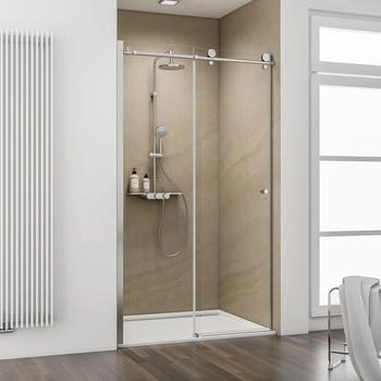 Schulte MasterClass 160 cm Anschlag links Klarglas chrom Schulte MasterClass 160 cm Anschlag links Klarglas chrom
