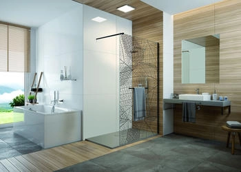 Hoesch Duschabtrennung Walk-In für Ecke Free 75x200cm (4751.101414)