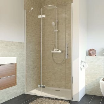 Breuer Drehtür für Nische Avanta 90 cm Anschlag links Klarglas Profilfarbe chrom (2170005001004) Breuer Drehtür für Nische Avanta 90 cm Anschlag links Klarglas Profilfarbe chrom (2170005001004)