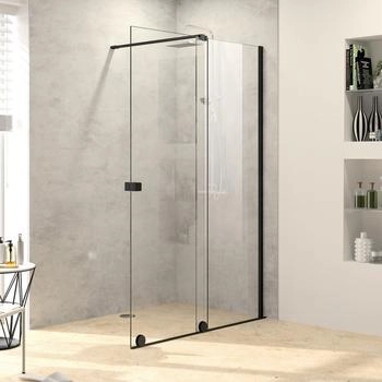 Hüppe Xtensa pure Walk-In Gleittür mit festem Segment (XT0205123322)