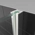 Breuer Panorama Duschwand alleinstehend 100 cm Klarglas mit CER+ Antikalkbeschichtung Aluminium Chromeffekt (1435005101005)