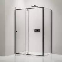 Eckdusche Bernstein Nt606 Flex Dreht&uuml;r An Festfeld 6 Mm Nano Klarglas...