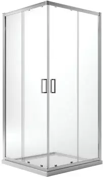 Idralite Ready Rechteckige Duschkabine 75x90cm H185 Klarglas 6mm Schiebetür (Ready)