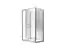 Glaszentrum Hagen Mille U-Form Eckduschkabine Fronteinstieg 80x100x80x195cm ESG Glas