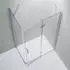 Bernstein DX403 Eckduschkabine 2 Drehtüren 8mm ESG Nano-Glas 100x100cm (6057)