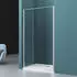 Mai & Mai Teramo66 Nischentür Schwingtür 90x195cm 8mm ESG Klarglas Nano-Beschichtung