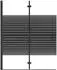 vidaXL Faltbare Duschtrennwand ESG 100x140cm Schwarz
