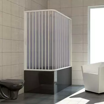 Pinto Nadia Badewannenaufsatz 70x140cm PVC Klapptür seitliche Öffnung (Nadia)