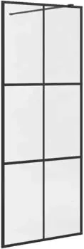 vidaXL Duschwand f&uuml;r Begehbare Dusche, ESG-Glas, transparent, 80x195cm (151023)