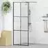 vidaXL Duschwand für Begehbare Dusche, ESG-Glas, transparent, 80x195cm (151023)