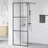 vidaXL Duschwand für Begehbare Dusche, ESG-Glas, transparent, 80x195cm (151023)