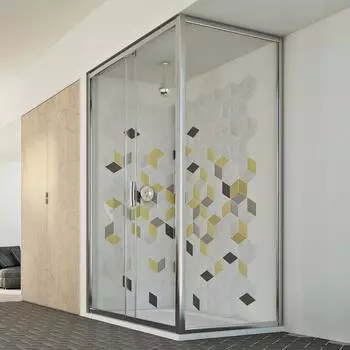 Idralite Young Duo Duschkabine Schiebetür Klarglas 140x70cm H198 (Young Duo)