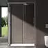 doporro Ravenna16K Plus Eckdusche Schiebetür 90x120cm, Höhe 190cm, 6mm Klarglas (52329)