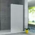 Aloni Walk-In Duschwand Milchglas vollsatiniert 8mm ESG Nano 140x200cm