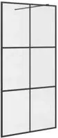 vidaXL Duschwand f&uuml;r Begehbare Dusche mit Klarem ESG Glas 100x195 cm