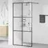 vidaXL Duschwand Begehbare Dusche Klarglas ESG 100x195cm (151025)