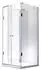 Glaszentrum Hagen Ares U-Duschkabine mit Duschtasse 90x90x195cm ESG Glas (GH-20500B-D)