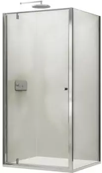Bernstein NT604 Flex Eckdusche Dreht&uuml;r 80x90cm 6mm Nano Klarglas Chrom (38794)