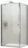 Bernstein NT604 Flex Eckdusche Drehtür 80x90cm 6mm Nano Klarglas Chrom (38794)