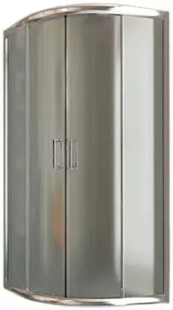 Idralite Alabama Viertelkreis-Duschkabine 80x80 H185 Mattglas 6mm (Alabama)