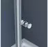 doporro Ravenna27 Eck-Duschkabine mit Falttür 80x70x190cm, ESG-Klarglas, Easy-Clean (R27)