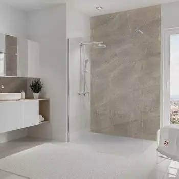 Schulte DecoDesign ExpressPlus Duschrückwand Sandstein-Braun 150x255cm (EP1901525 553)