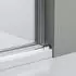 Bernstein NT806 FLEX Nischendusche Schiebetür 140cm, 6mm Nano ESG Klarglas, Chrom (NT806)