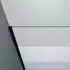 doporro Bremen02MS Walk-In Duschwand 50x200cm 10mm ESG-Glas Milchglas-Streifen Schwarz (Bremen02MS)