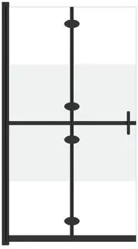 vidaXL Faltbare Duschwand Halbmattiertes ESG-Glas 70x190cm (151186)