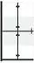 vidaXL Faltbare Duschwand Halbmattiertes ESG-Glas 70x190cm (151186)