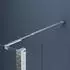 doporro Bremen2K-Plus Walk-In Duschwand 120x200cm + 30cm Nebenteil, ESG 10mm (Bremen2K-Plus)