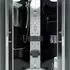 AcquaVapore Dampfdusche D46-53M2-EC Duschkabine ESG-Glas 90x90cm Schwarz (D46-53M2-EC)