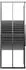 vidaXL Duschkabine mit Streifenmuster ESG-Glas 80x80x180cm Schwarz