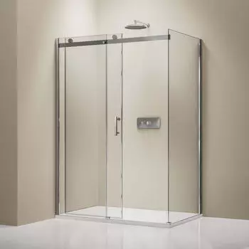 Bernstein EX806 Duschkabine Schiebet&uuml;r Nano-Echtglas 8mm 90x120x195cm (EX806)