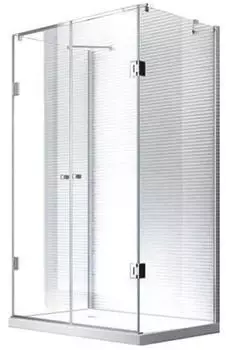 Glaszentrum Hagen Ares U Duschkabine 120x75x195cm 8mm ESG Glas (GH-20500K)