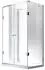 Glaszentrum Hagen Ares U Duschkabine 120x75x195cm 8mm ESG Glas (GH-20500K)